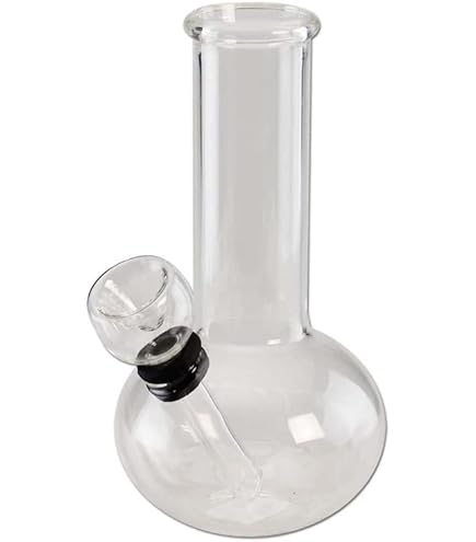 ☆送料無料☆ ガラスボング 大型 高さ:約40cm 水パイプ ボング ワックス(WAX)用フタ付ハニカムP3.3製ガラスボング(水パイプ